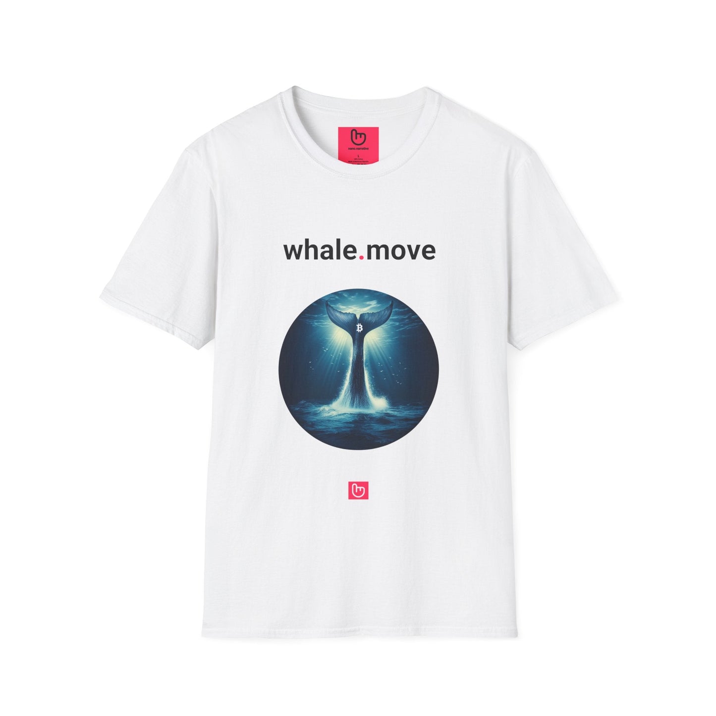 whale.move – Crypto Waves in Motion | Power Play Tee - Unique Graphic Tee by nano.narrative