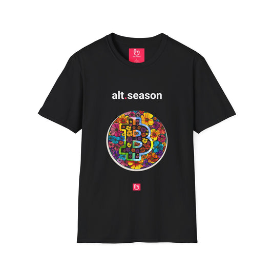 alt.season – The Bloom of Crypto Gains | Bull Run Era Tee