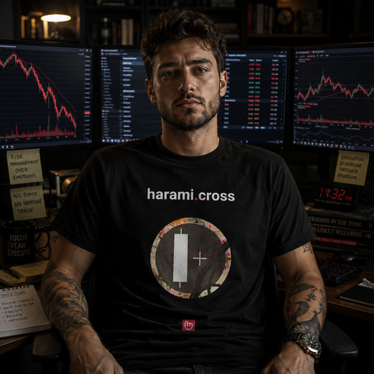 harami.cross – Trend Reversal Signal | Unisex Trading Tee