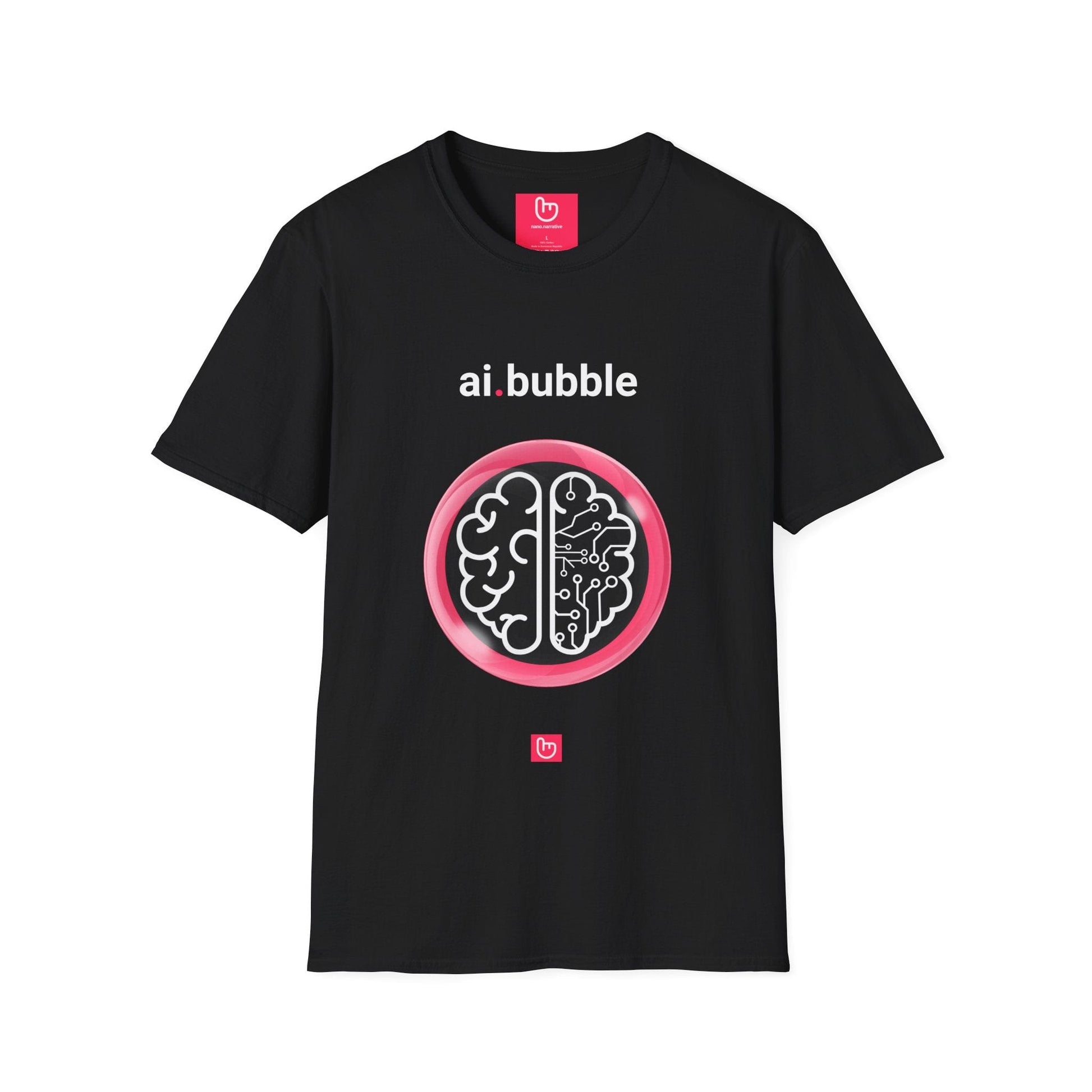 ai.bubble – Ride the Wave of Innovation | AI Maximalist Tee - Unique Graphic Tee by nano.narrative