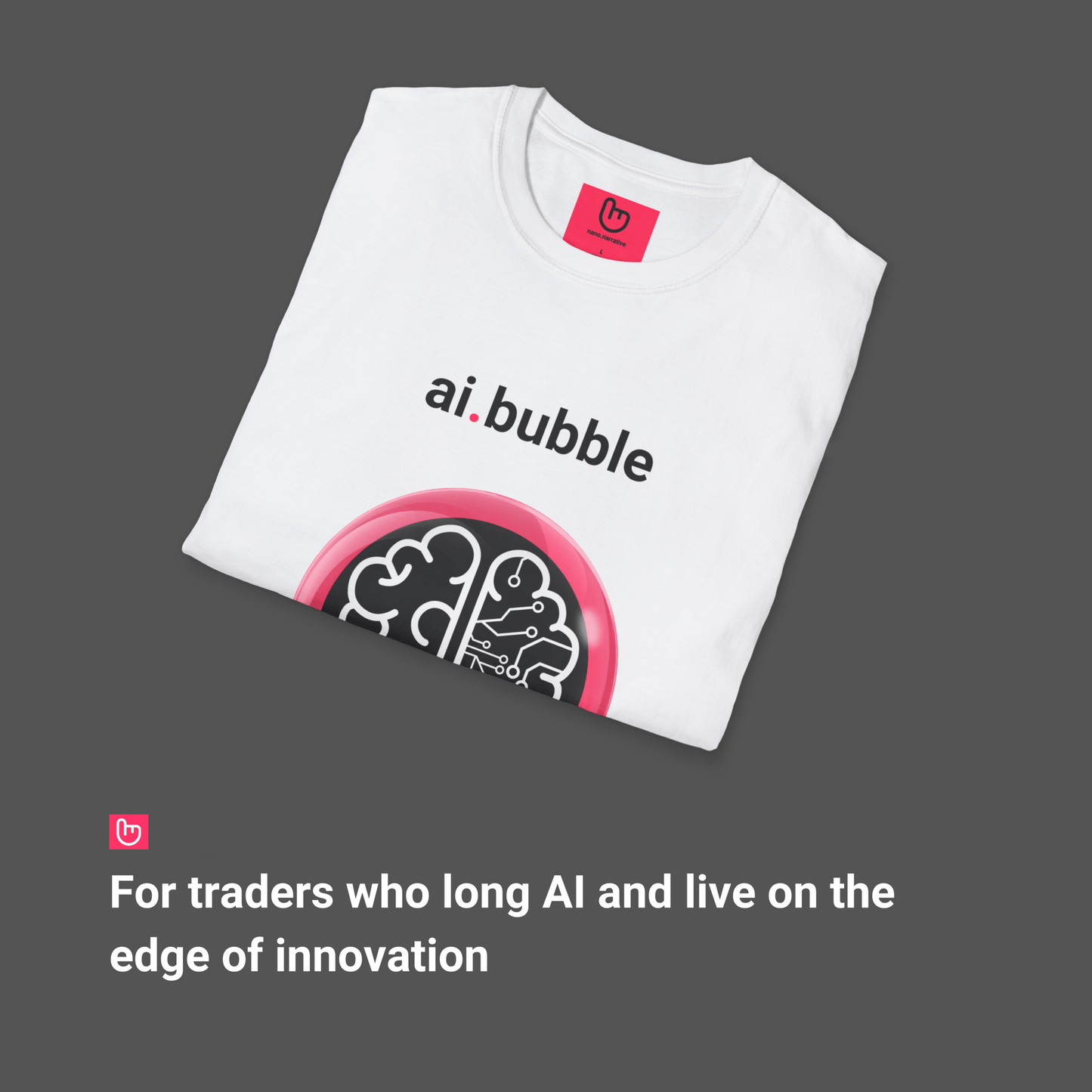 ai.bubble – Ride the Wave of Innovation | AI Maximalist Tee - Unique Graphic Tee by nano.narrative