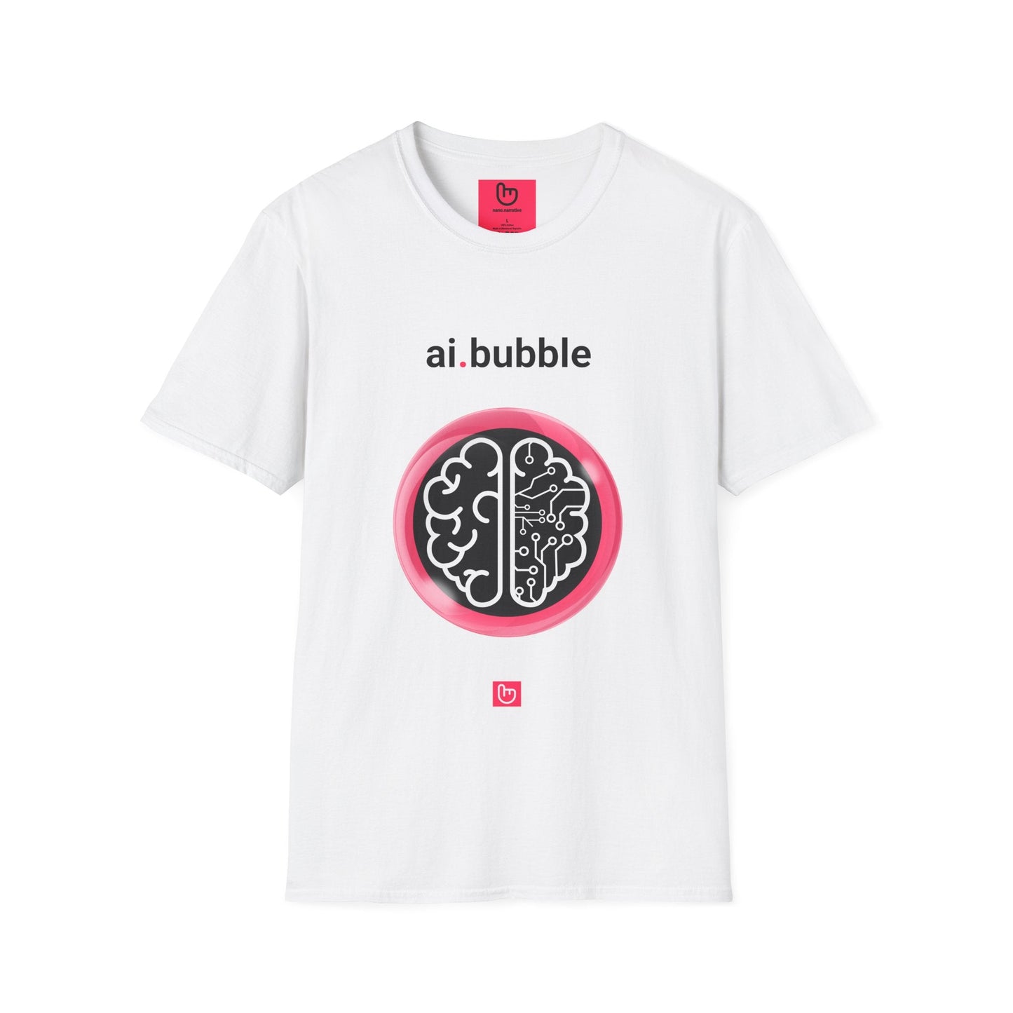 ai.bubble – Ride the Wave of Innovation | AI Maximalist Tee - Unique Graphic Tee by nano.narrative