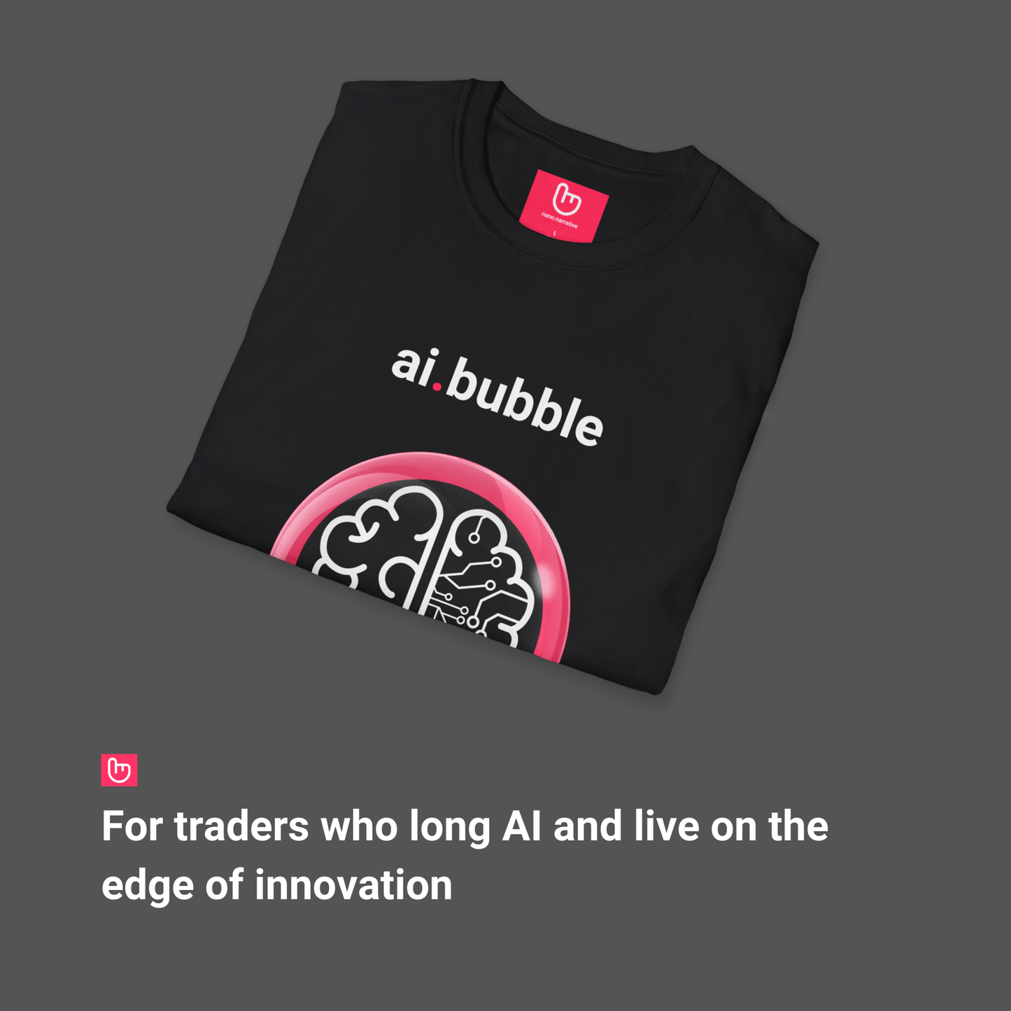 ai.bubble – Ride the Wave of Innovation | AI Maximalist Tee - Unique Graphic Tee by nano.narrative