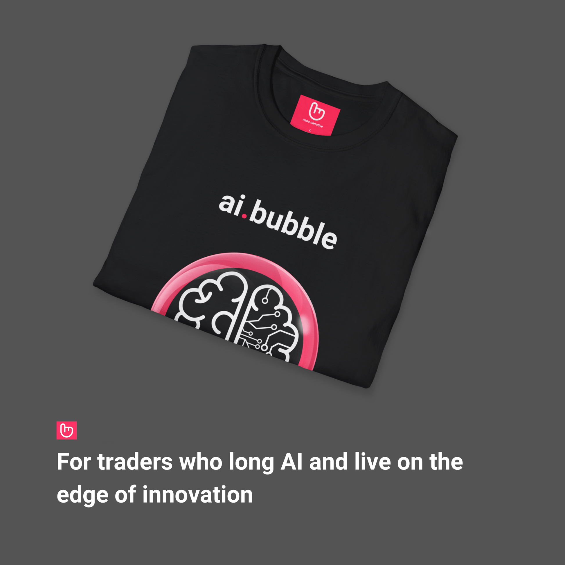 ai.bubble – Ride the Wave of Innovation | AI Maximalist Tee - Unique Graphic Tee by nano.narrative