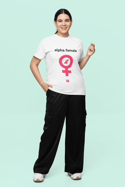 alpha.female – Wolfpack Strength & Market Instinct | Empowerment Tee - Unique Graphic Tee by nano.narrative