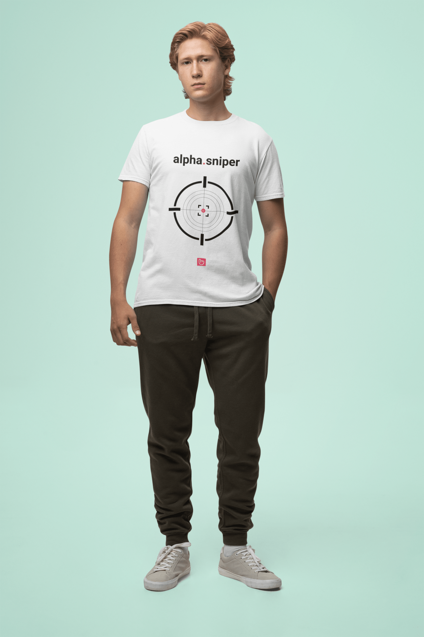alpha.sniper – Precision Entries, No Mercy Exits | Tactical Trading Tee - Unique Graphic Tee by nano.narrative
