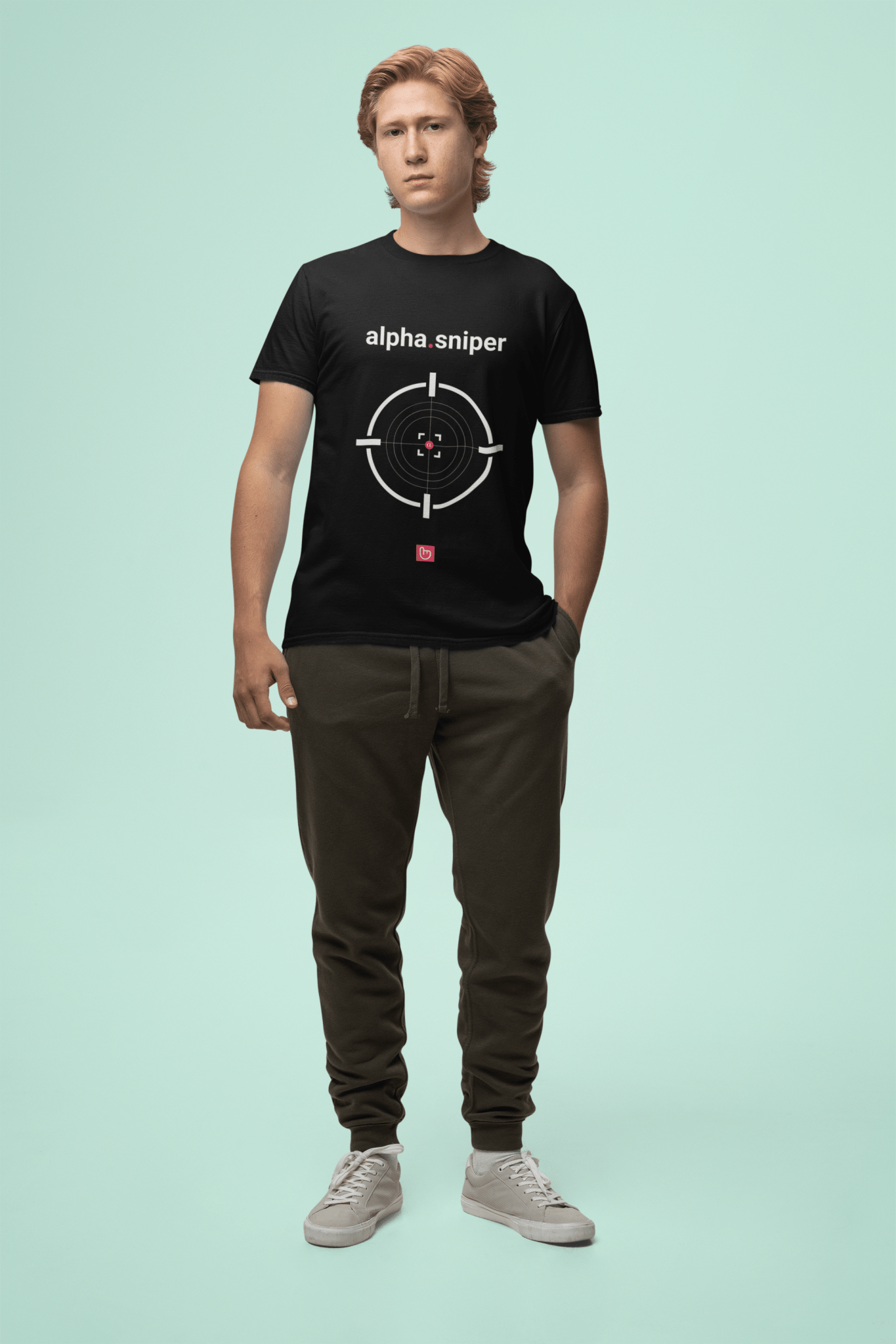 alpha.sniper – Precision Entries, No Mercy Exits | Tactical Trading Tee - Unique Graphic Tee by nano.narrative
