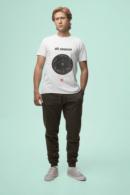 alt.season – The Bloom of Crypto Gains | Bull Run Era Tee - Unique Graphic Tee by nano.narrative