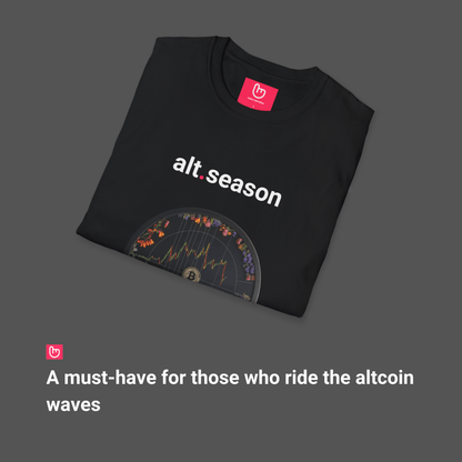 alt.season – The Bloom of Crypto Gains | Bull Run Era Tee - Unique Graphic Tee by nano.narrative