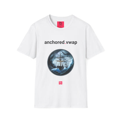 anchored.vwap – Chart Your Course | Precision Trading Tee - Unique Graphic Tee by nano.narrative
