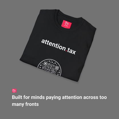 attention.tax – The Cost of Awareness | id.layer Tee