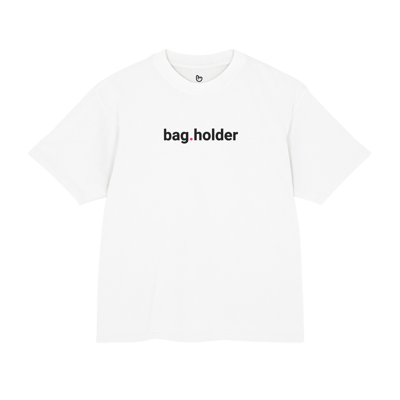 White bag.holder nano.narrative T-shirt