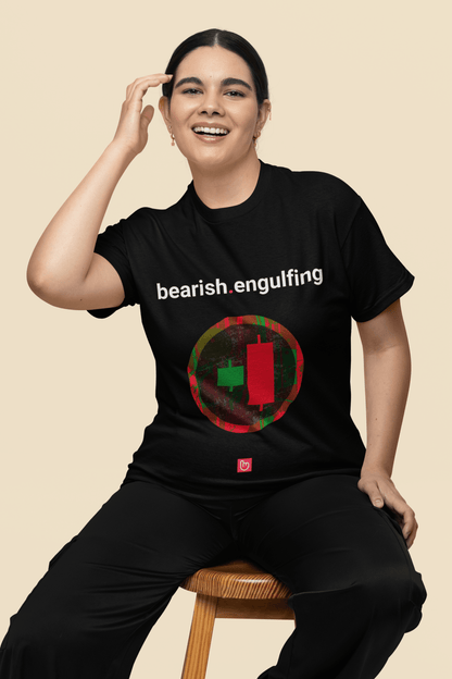 bearish.engulfing – Market Reversal & Sell Signal | Price Action Tee - Unique Graphic Tee by nano.narrative