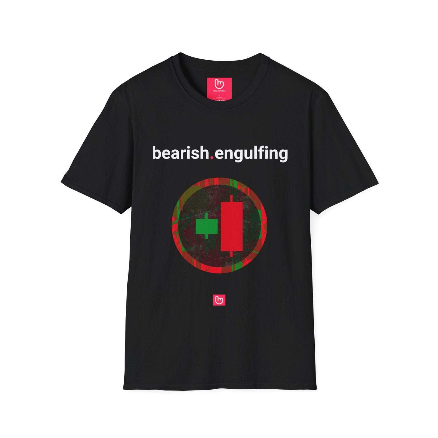 bearish.engulfing – Market Reversal & Sell Signal | Price Action Tee - Unique Graphic Tee by nano.narrative