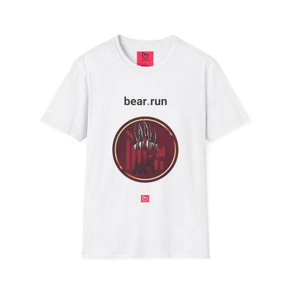 bear.run – Fear, Panic & Profit | Bear Market Tee - Unique Graphic Tee by nano.narrative
