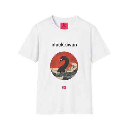 black.swan – Unpredictable Chaos | Market Crash Tee - Unique Graphic Tee by nano.narrative