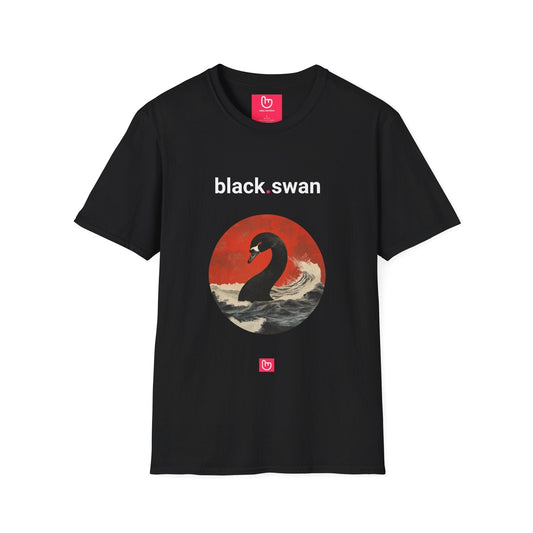 black.swan – Unpredictable Chaos | Market Crash Tee - Unique Graphic Tee by nano.narrative