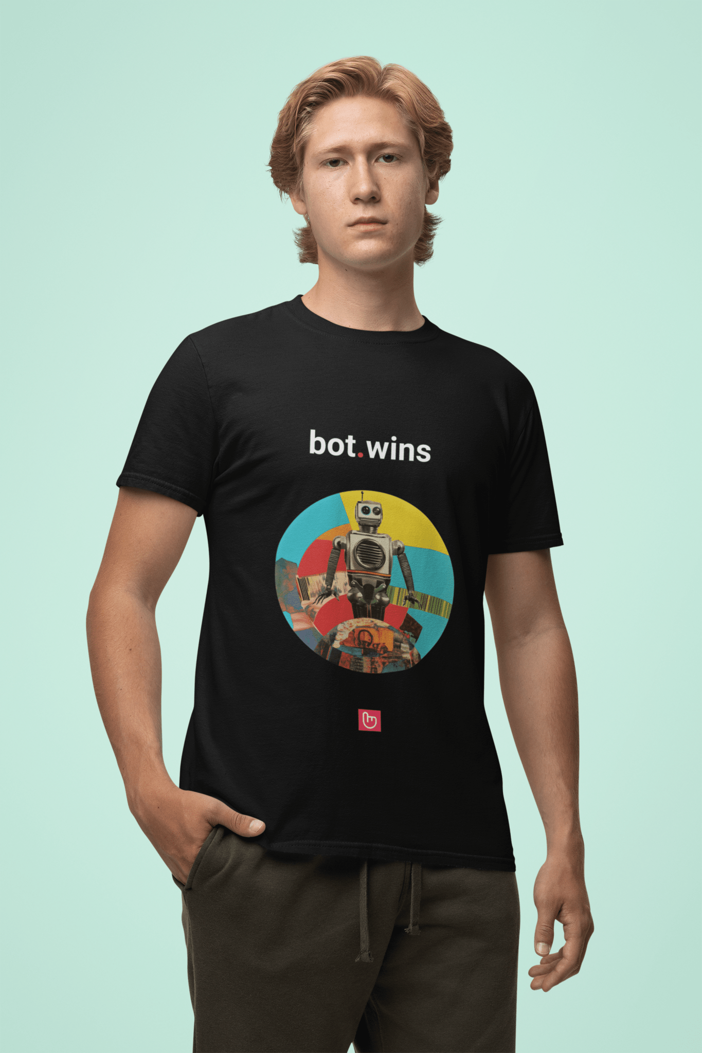 bot.wins – Algorithmic Domination | AI Trading Tee - Unique Graphic Tee by nano.narrative