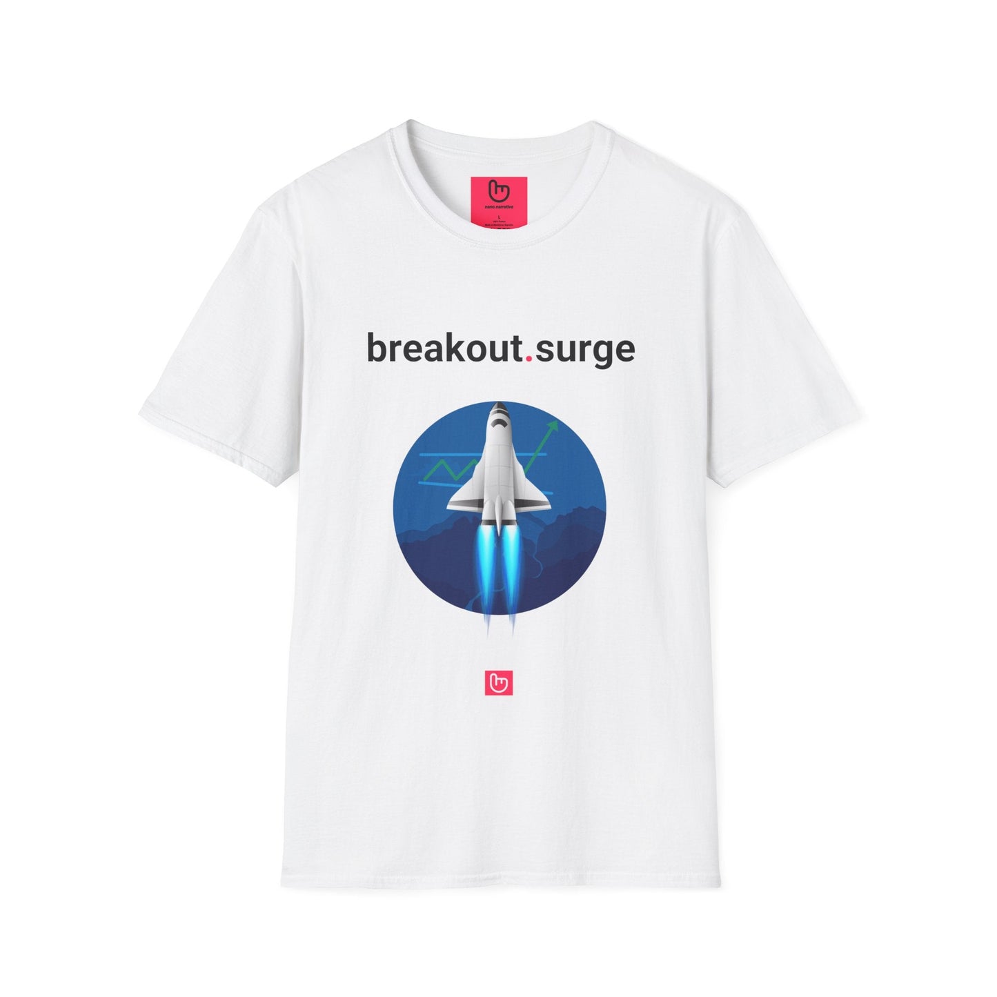 breakout.surge – Sky’s the Limit | Momentum Trading Tee - Unique Graphic Tee by nano.narrative