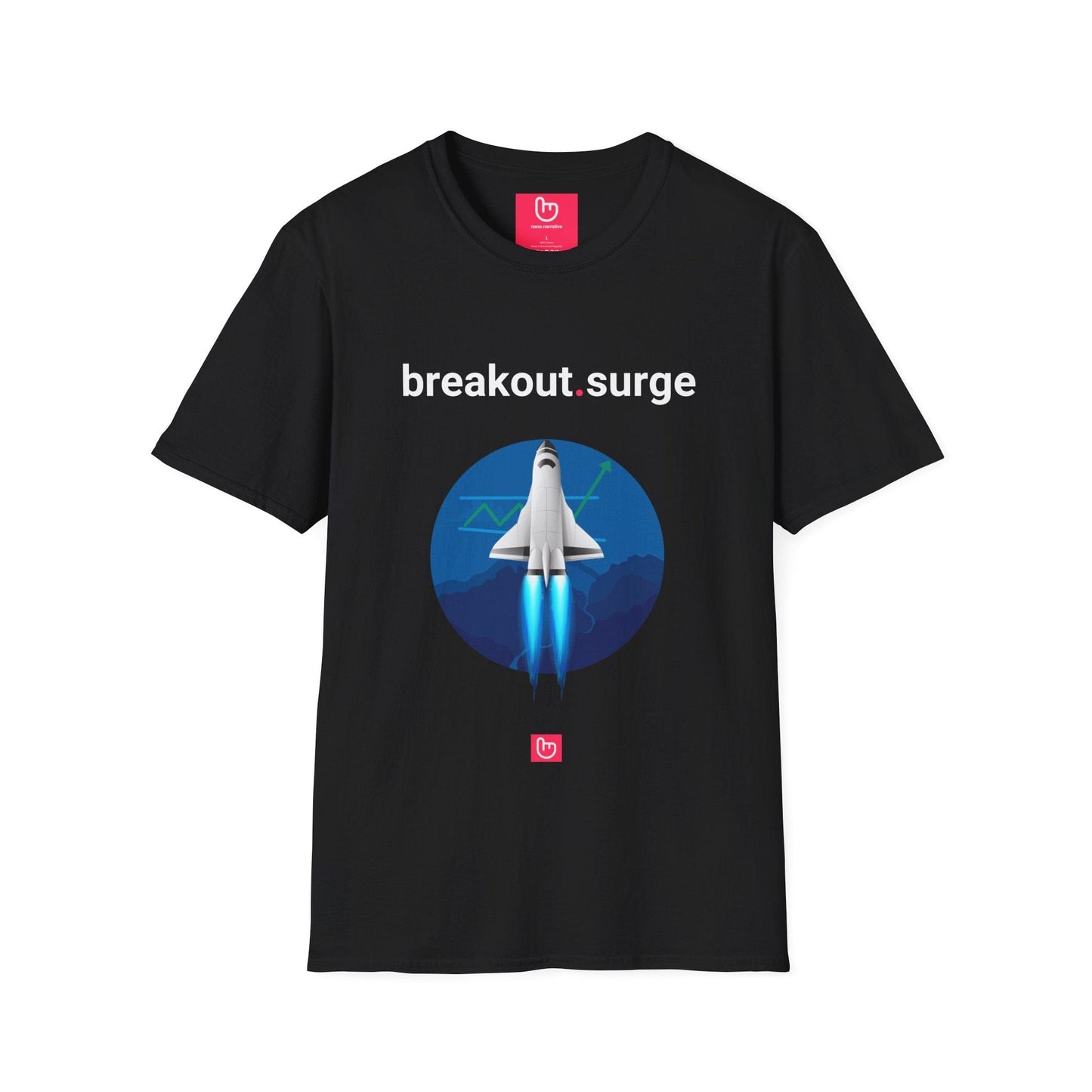 breakout.surge – Sky’s the Limit | Momentum Trading Tee - Unique Graphic Tee by nano.narrative