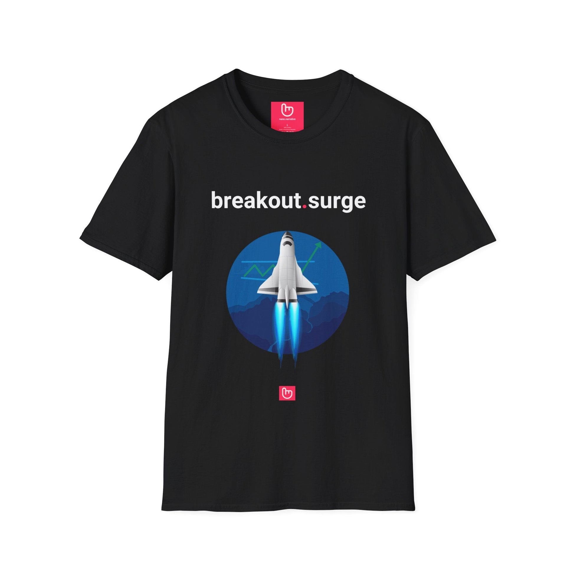 breakout.surge – Sky’s the Limit | Momentum Trading Tee - Unique Graphic Tee by nano.narrative