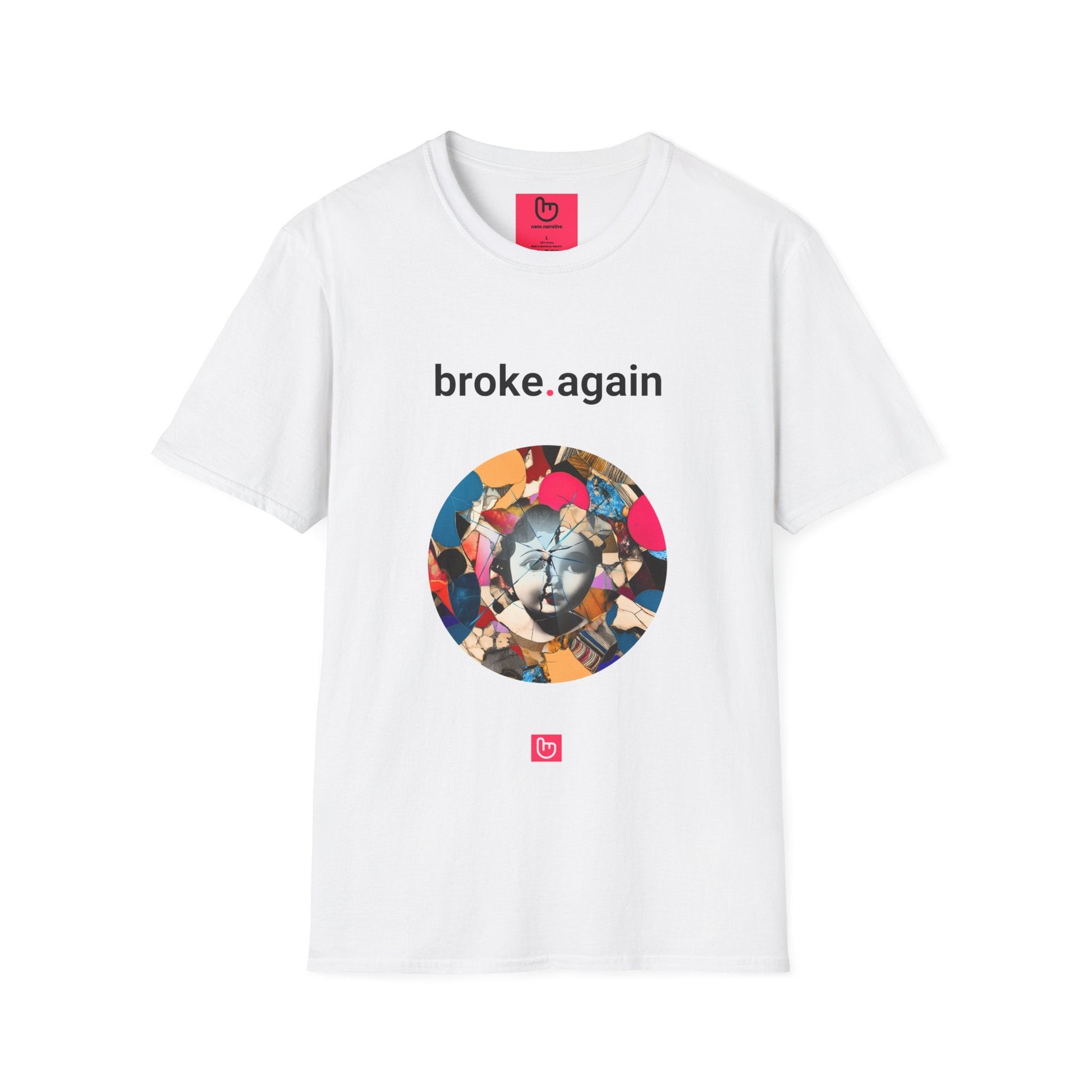 broke.again – The Trader's Paradox | Finance Tee - Unique Graphic Tee by nano.narrative