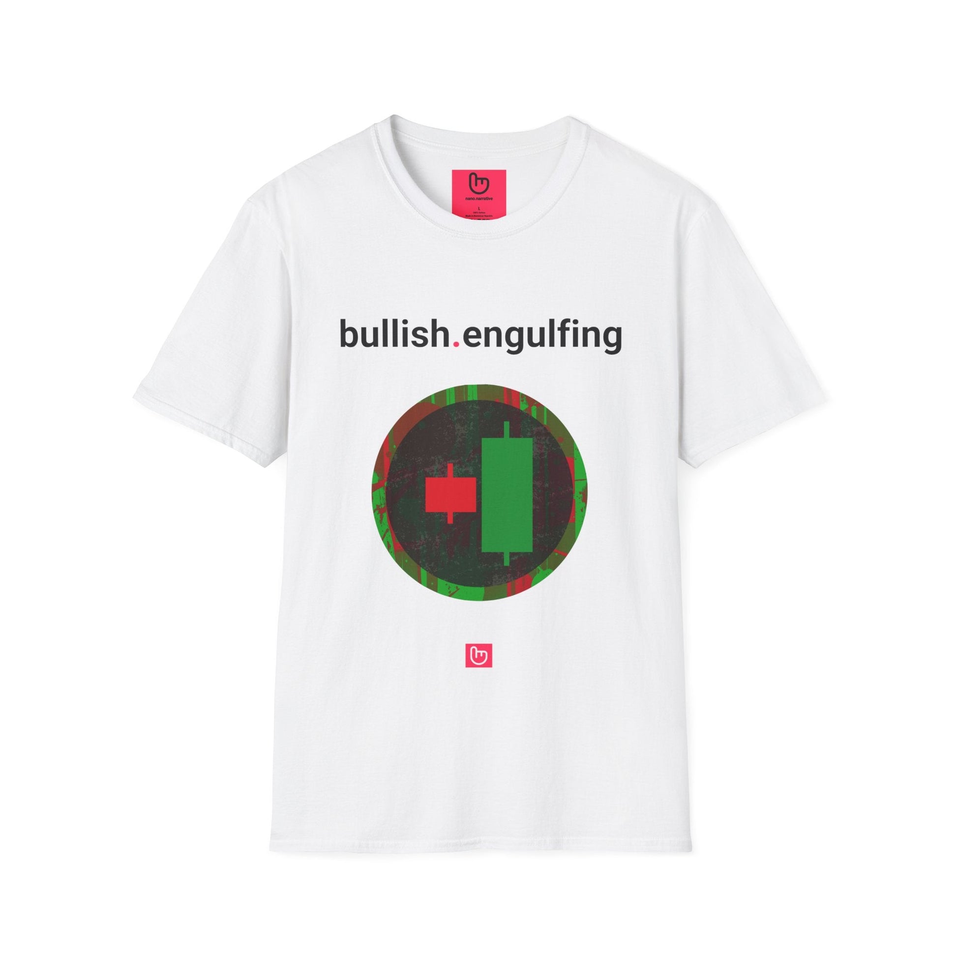 bullish.engulfing – Trend Reversal & Market Strength | Momentum Tee - Unique Graphic Tee by nano.narrative