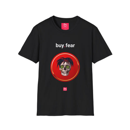 buy.fear – Contrarian Mindset | Market Reversal Tee - Unique Graphic Tee by nano.narrative