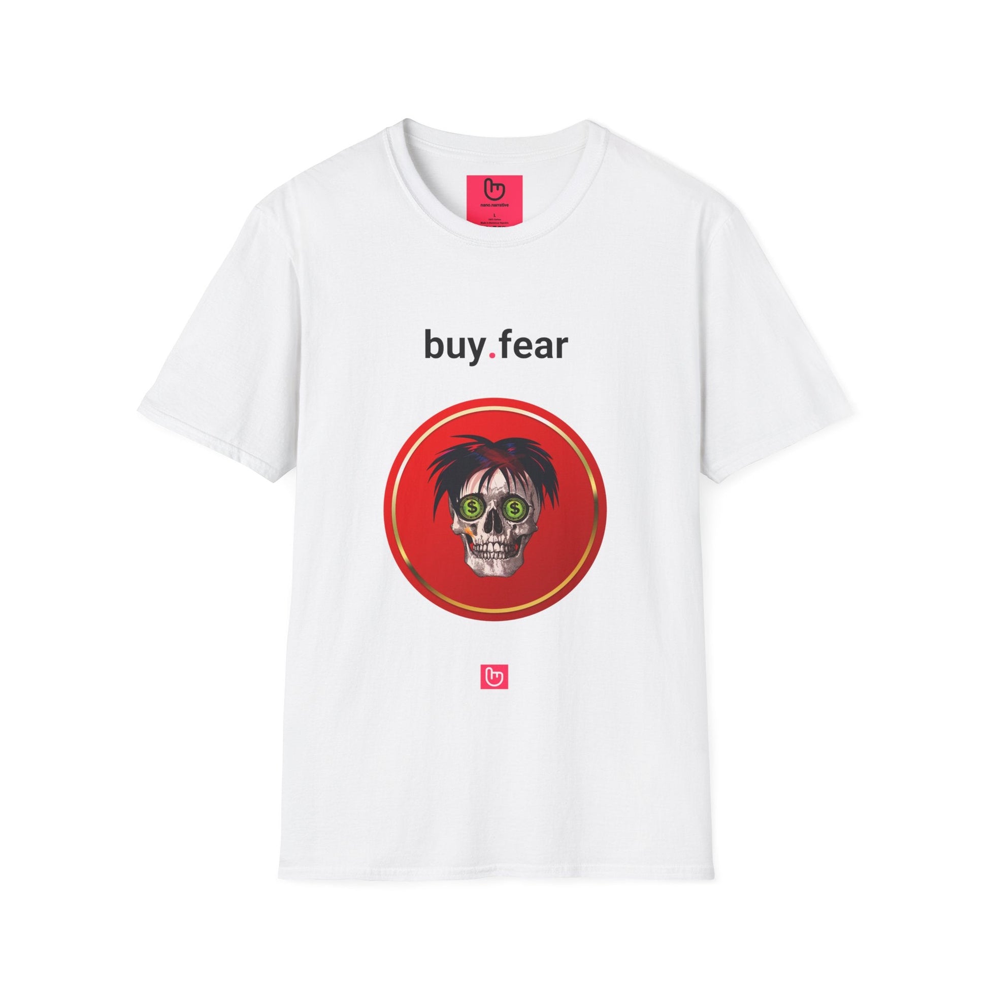 buy.fear – Contrarian Mindset | Market Reversal Tee - Unique Graphic Tee by nano.narrative