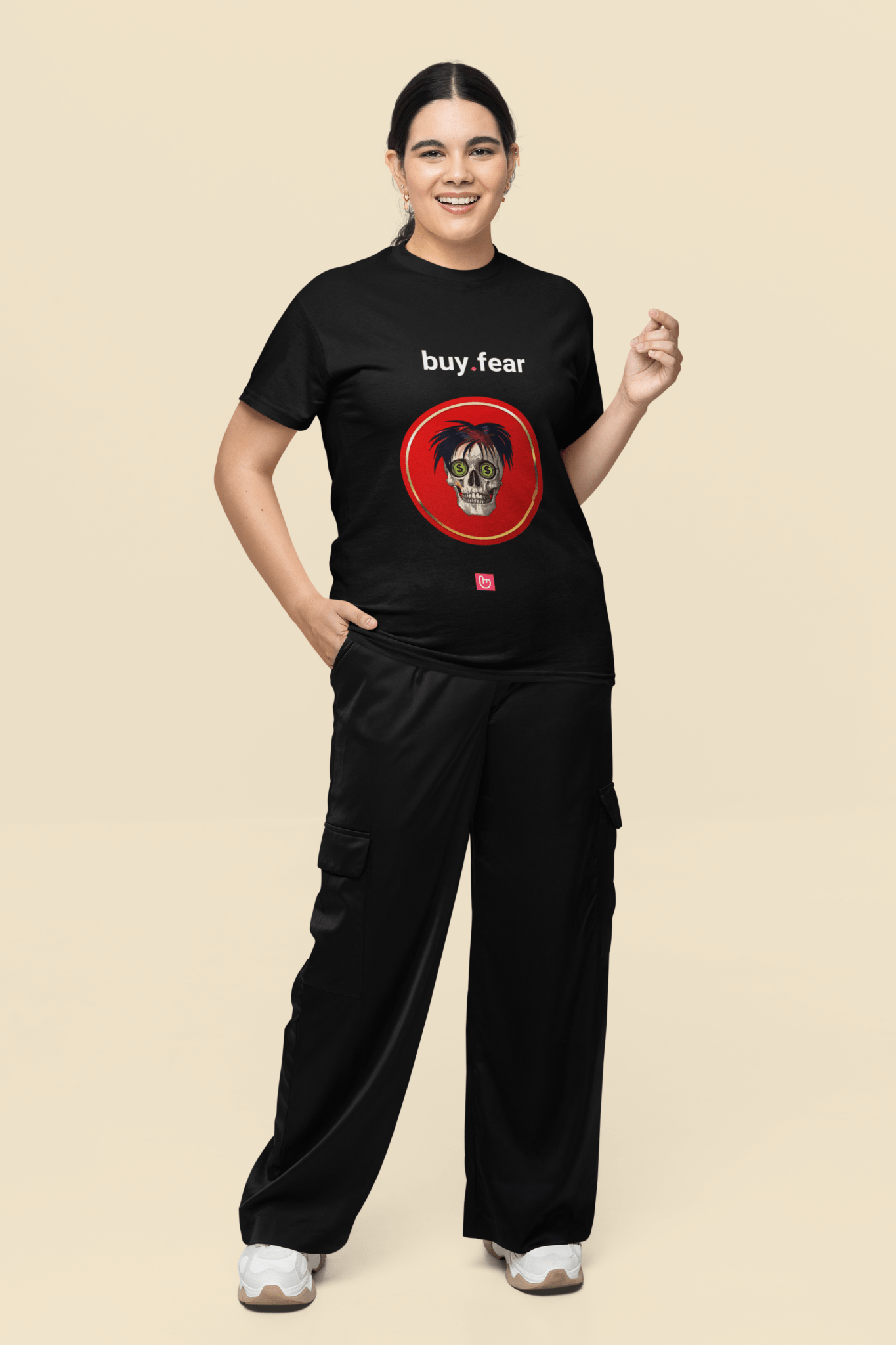 buy.fear – Contrarian Mindset | Market Reversal Tee - Unique Graphic Tee by nano.narrative