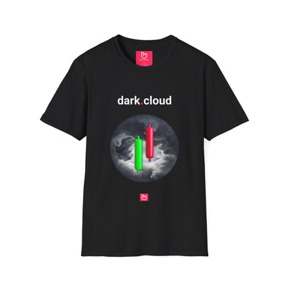 dark.cloud – Storm Warning on the Charts | Reversal Signal Tee - Unique Graphic Tee by nano.narrative