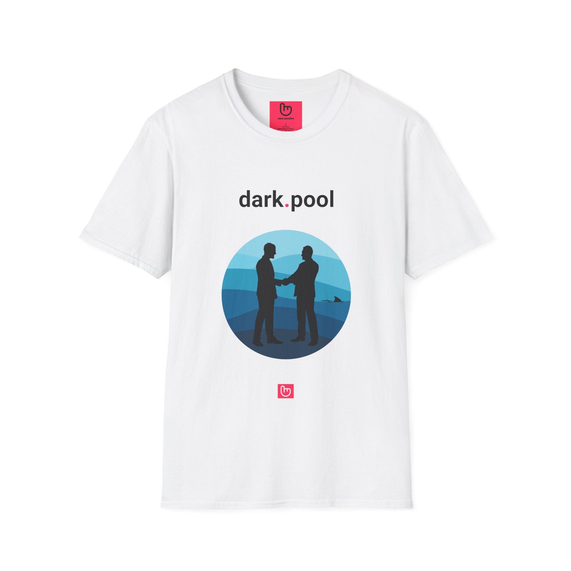dark.pool – The Unseen Deals | Market Insider Tee - Unique Graphic Tee by nano.narrative