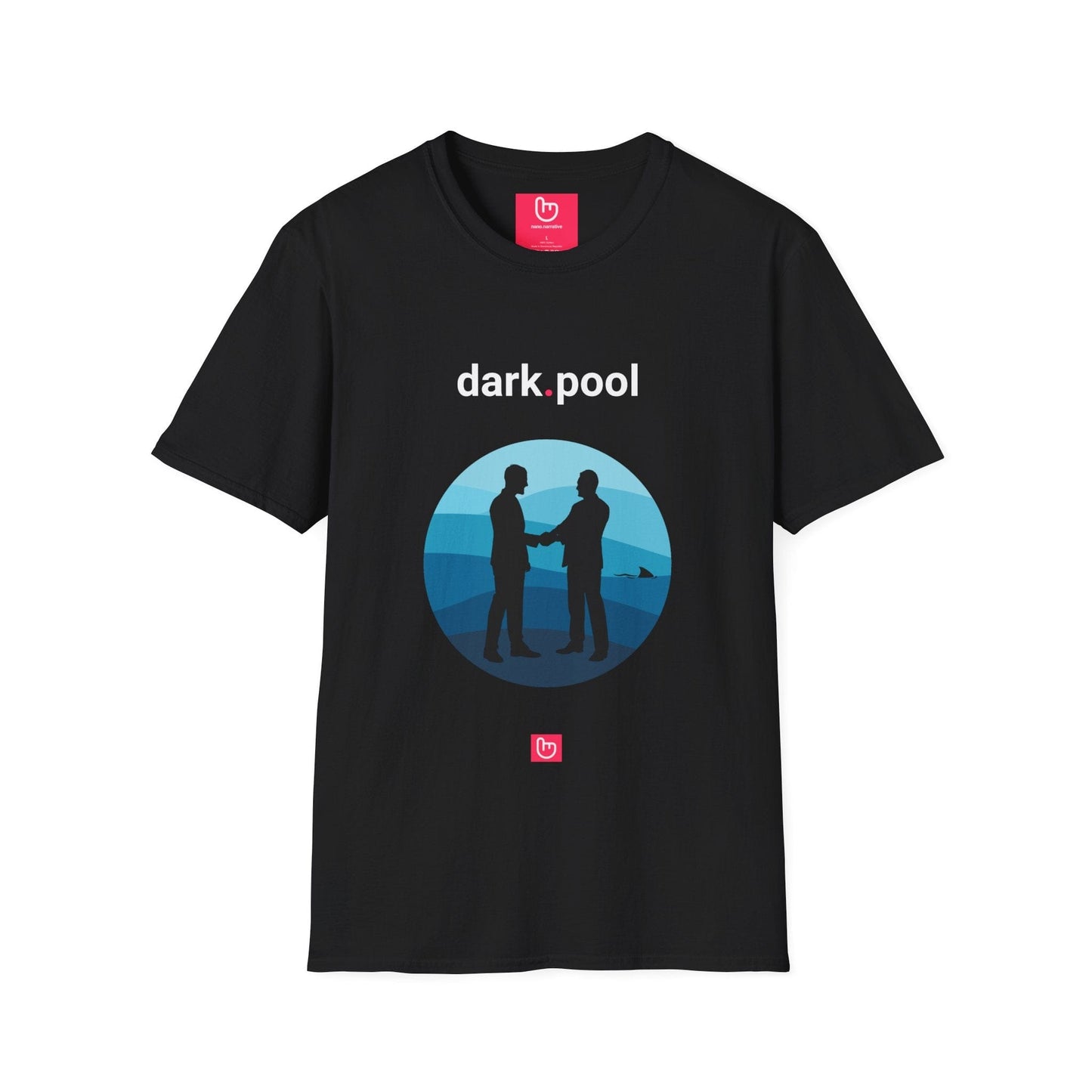 dark.pool – The Unseen Deals | Market Insider Tee - Unique Graphic Tee by nano.narrative