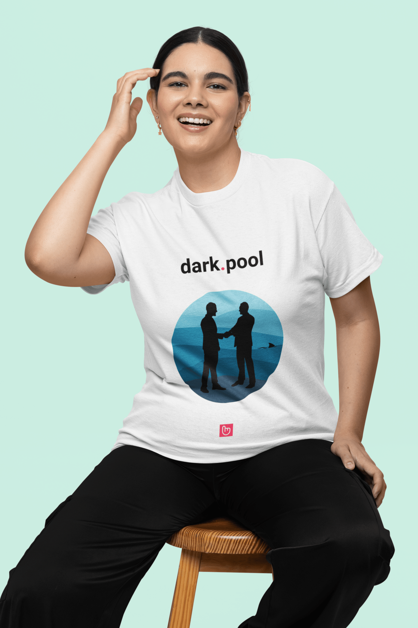 dark.pool – The Unseen Deals | Market Insider Tee - Unique Graphic Tee by nano.narrative