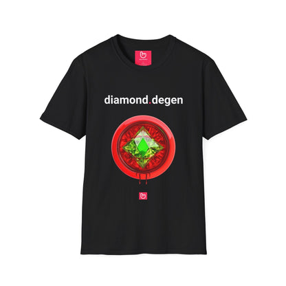 diamond.degen – Unshakable Conviction & Risk - Taking | HODL Tee - Unique Graphic Tee by nano.narrative