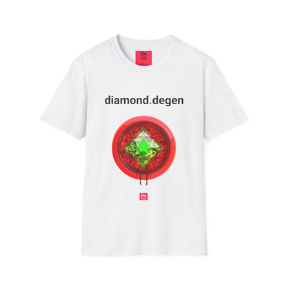 diamond.degen – Unshakable Conviction & Risk - Taking | HODL Tee - Unique Graphic Tee by nano.narrative