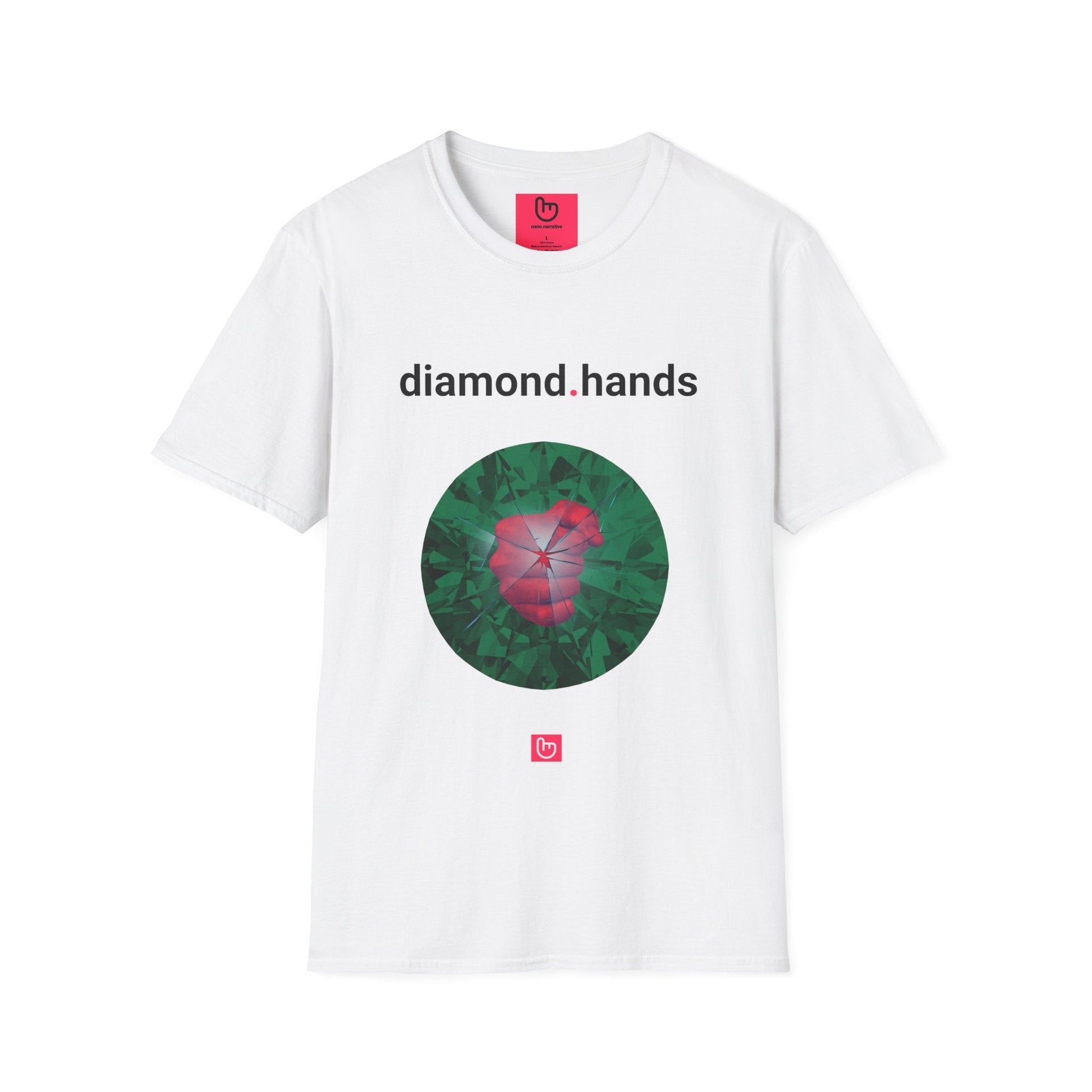 diamond.hands – Unshakable Conviction | HODL Tee - Unique Graphic Tee by nano.narrative