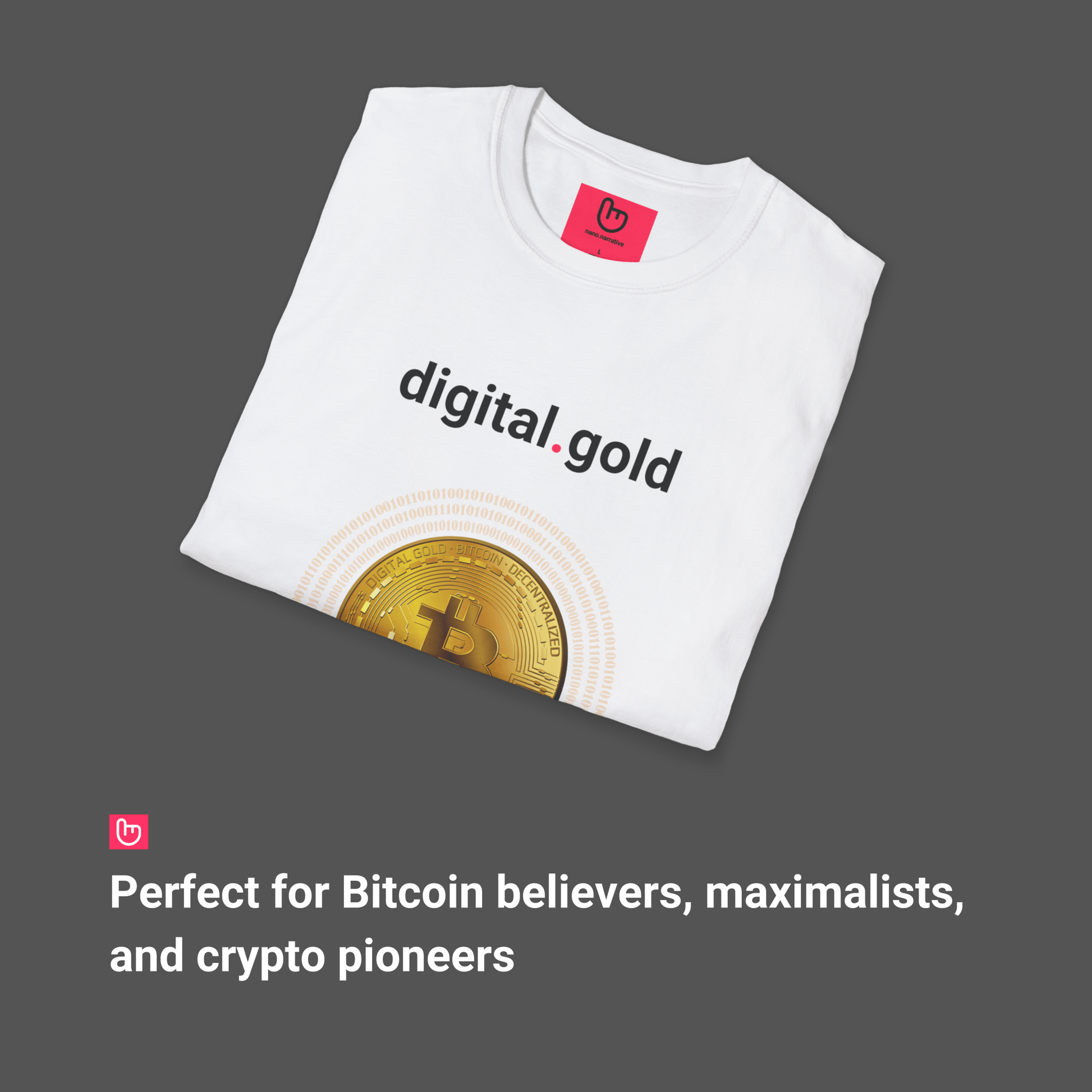 digital.gold – The Bitcoin Standard | Crypto Legacy Tee - Unique Graphic Tee by nano.narrative