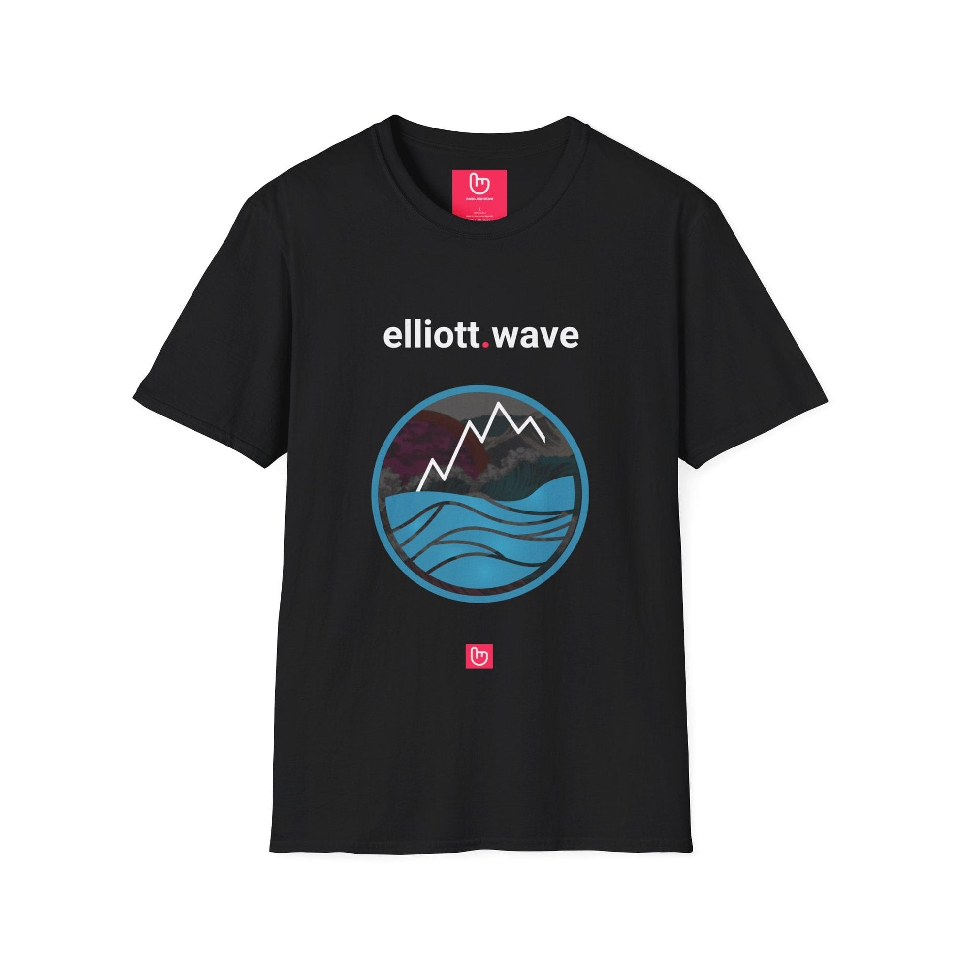 elliott.wave – Ride the Market Cycles | Technical Analysis Tee - Unique Graphic Tee by nano.narrative