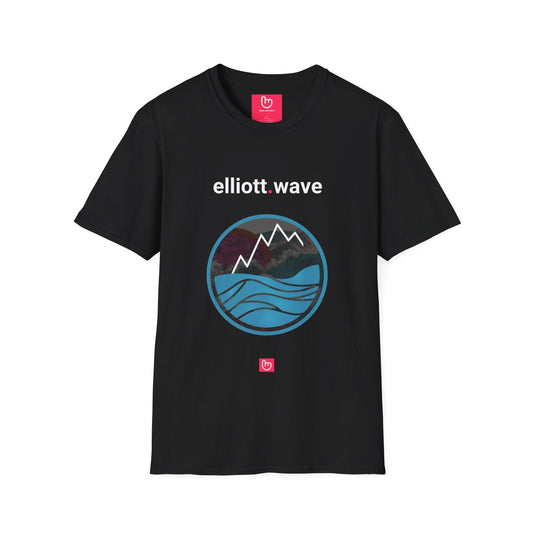 elliott.wave – Ride the Market Cycles | Technical Analysis Tee - Unique Graphic Tee by nano.narrative