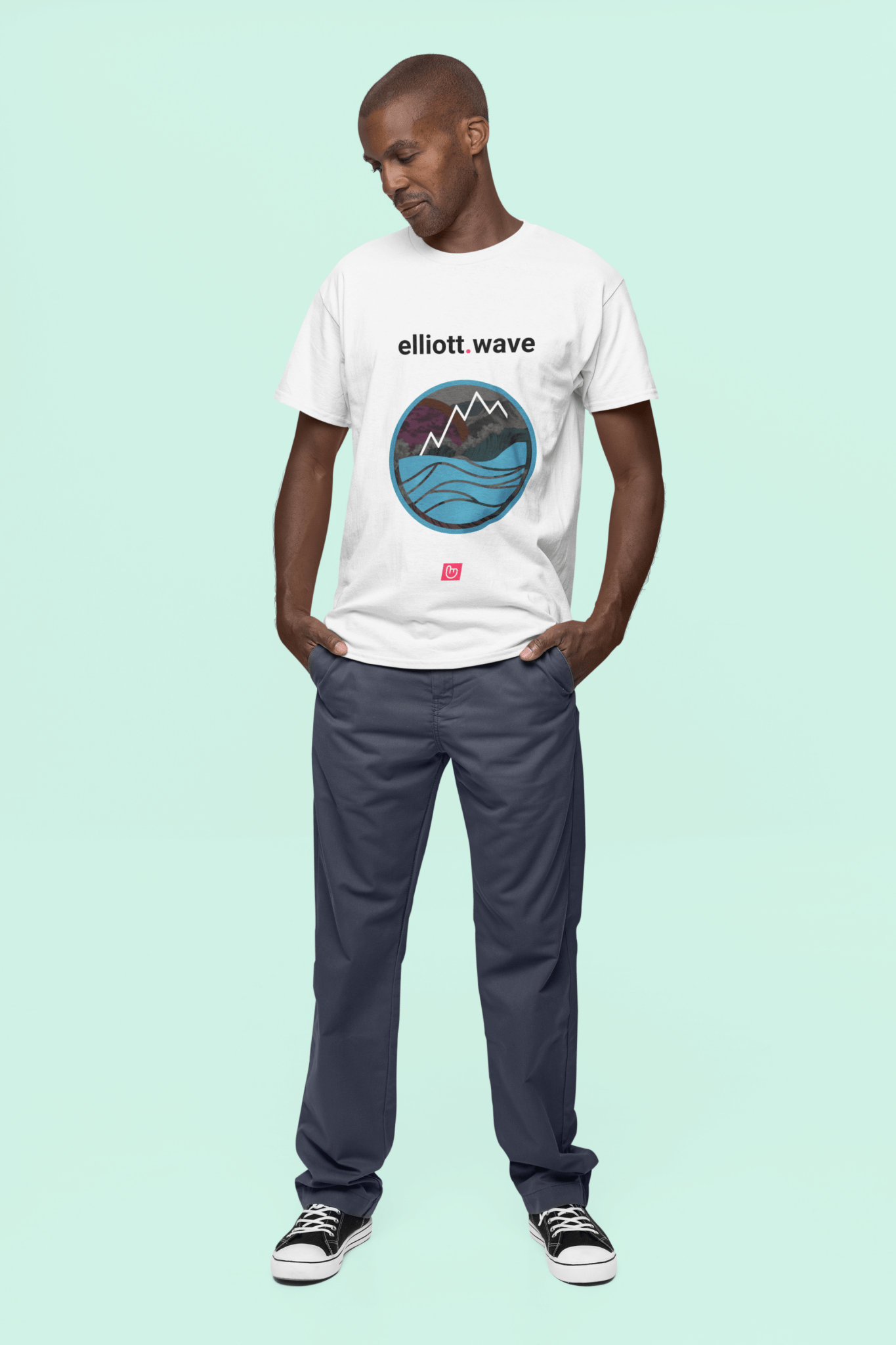 elliott.wave – Ride the Market Cycles | Technical Analysis Tee - Unique Graphic Tee by nano.narrative
