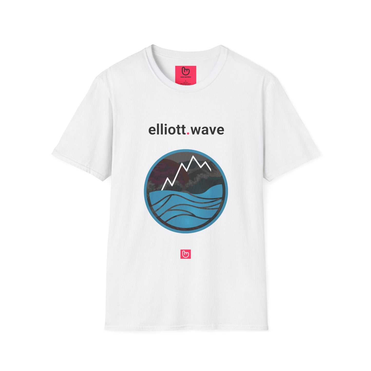 elliott.wave – Ride the Market Cycles | Technical Analysis Tee - Unique Graphic Tee by nano.narrative