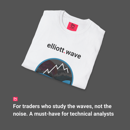 elliott.wave – Ride the Market Cycles | Technical Analysis Tee - Unique Graphic Tee by nano.narrative