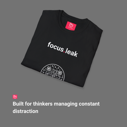 focus.leak – Attention Drift | id.layer Tee