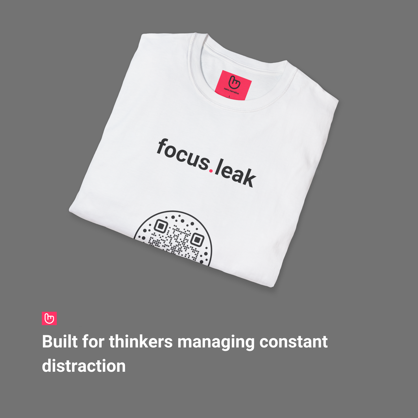 focus.leak – Attention Drift | id.layer Tee
