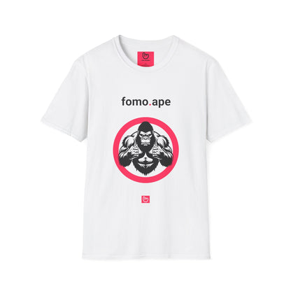 fomo.ape – No Patience, Just Positions | YOLO Market Tee - Unique Graphic Tee by nano.narrative