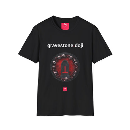 gravestone.doji – The Death of a Trend | Market Reversal Tee - Unique Graphic Tee by nano.narrative