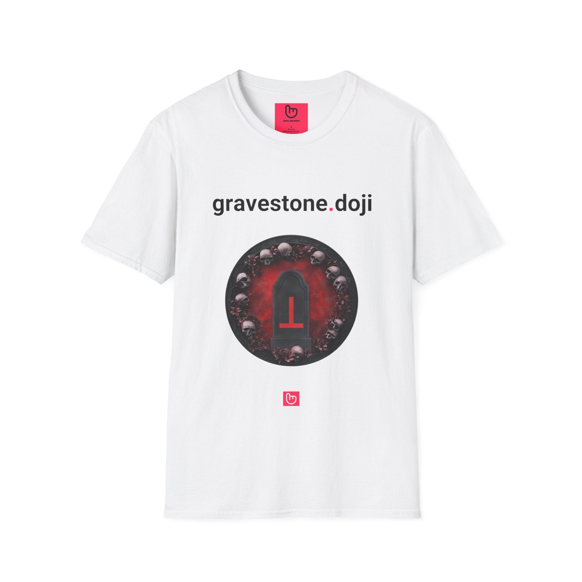 gravestone.doji – The Death of a Trend | Market Reversal Tee - Unique Graphic Tee by nano.narrative