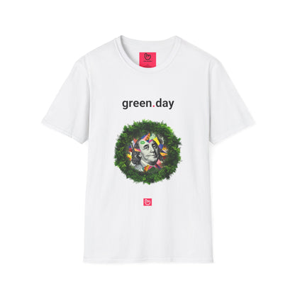 green.day – Profits Bloom | Unisex Trading Tee - Unique Graphic Tee by nano.narrative