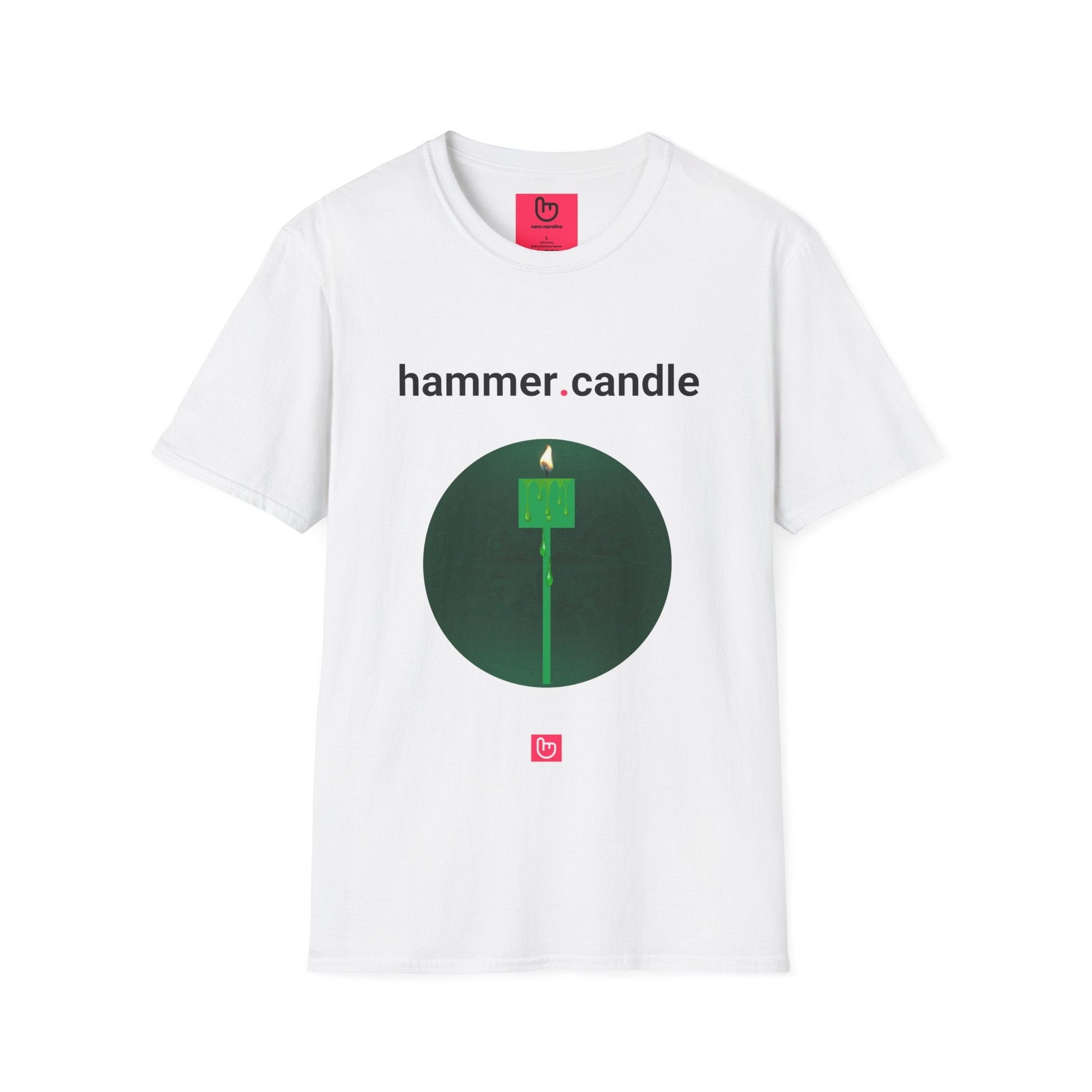 hammer.candle – Reversal Signal & Market Resilience | Price Action Tee - Unique Graphic Tee by nano.narrative